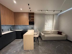 Η κουζίνα ή μικρή κουζίνα στο Cozy apartment in Lviv +5 φωτογραφίες