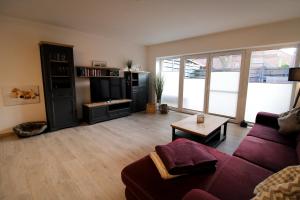 Posezení v ubytování Deichliebe Pilsum