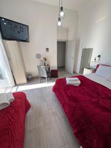 Postel nebo postele na pokoji v ubytování DAREB HOME vista mare + 33 fotografií