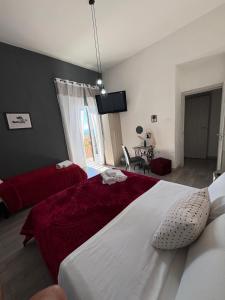 Postel nebo postele na pokoji v ubytování DAREB HOME vista mare