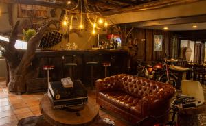 Posezení v ubytování Hotel Quinta Bolivar