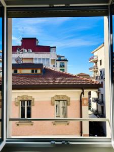 Ban công/sân hiên tại La Piccola Sforza - Unterkunft mitten im Herzen Bergamos!