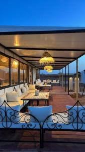 Posezení v ubytování Desert cmp luxury + 9 fotografií