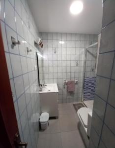 Koupelna v ubytování Donatella Guesthouse Alicante