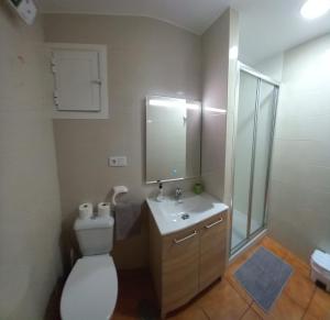 Koupelna v ubytování Donatella Guesthouse Alicante