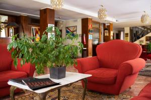 Istumisnurk majutusasutuses Hotel Rigel