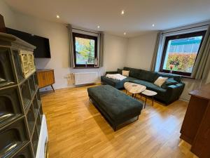 TV a/nebo společenská místnost v ubytování Haus Zeitlos