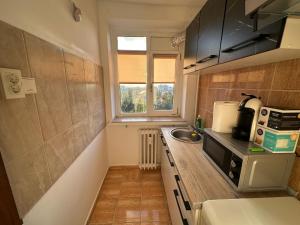 Kuchyň nebo kuchyňský kout v ubytování Room view Craiova + 10 fotografií