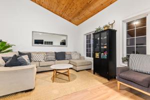 Χώρος καθιστικού στο Swell House