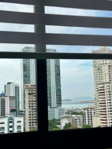 Vedere generală la Ciudad de Panamá sau o vedere a orașului de la acest apartament