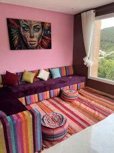 Posezení v ubytování Dar Romane