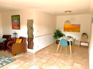 Χώρος καθιστικού στο Gîte au Ventoux