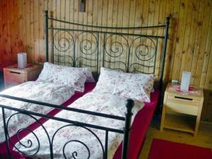 Postel nebo postele na pokoji v ubytování Ferienhaus In Gnesau Mit Grill