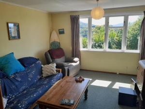 Χώρος καθιστικού στο The Yellow Brick House