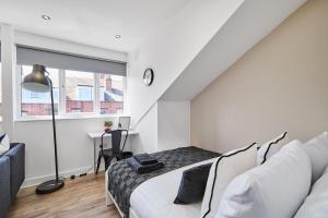 Χώρος καθιστικού στο Beechwood Terrace Studios