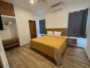 Postel nebo postele na pokoji v ubytování Casa Luna