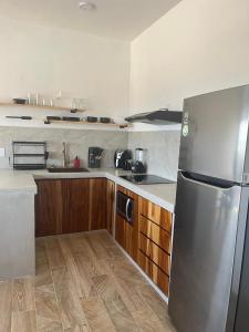 Kuchyň nebo kuchyňský kout v ubytování Casa Luna