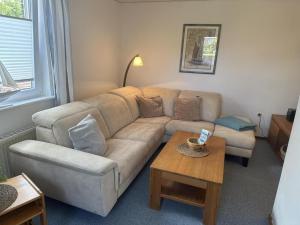 Posezení v ubytování Ferienhäuschen Seekrabbe + 5 fotografií