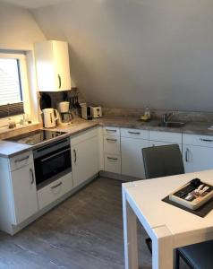 Kuchyň nebo kuchyňský kout v ubytování Westhook Appartement 4