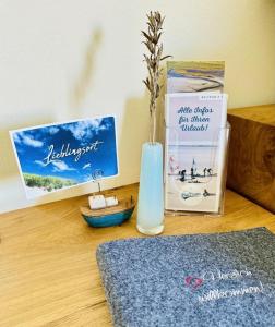 Certifikát, hodnocení, plakát nebo jiný dokument vystavený v ubytování Lüttje Mima im Haus Abert