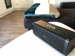 Posezení v ubytování Westhook Ferienwohnung 2