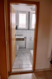 Koupelna v ubytování Meeresgruß