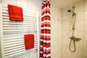 Koupelna v ubytování Hasenblick im Haus Inselheide