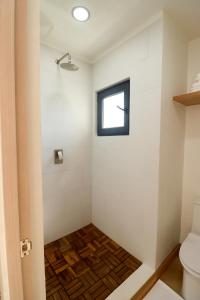 Koupelna v ubytování Acuaski