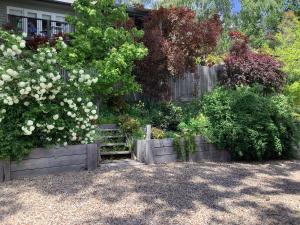 Zahrada ubytování The Blue Door