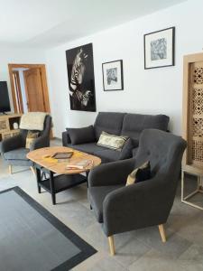 Χώρος καθιστικού στο Ferienwohnung In Mesa Del Mar Mit Offenem Balkon +29 φωτογραφίες