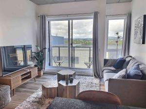 Χώρος καθιστικού στο Le Caiman - Vieux-Quebec 2 Chambres à coucher & 2 salles de bains complètes