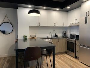 Η κουζίνα ή μικρή κουζίνα στο Le Caiman - Vieux-Quebec 2 Chambres à coucher & 2 salles de bains complètes