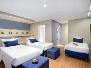 Postel nebo postele na pokoji v ubytování Mercure Sao Paulo Pamplona