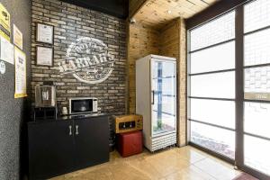 Η κουζίνα ή μικρή κουζίνα στο 하라스호텔