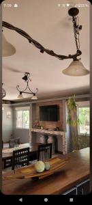 Køkken eller tekøkken på Cabaña Paraíso Rural