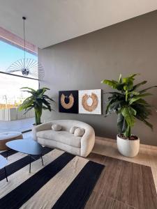 Istumisnurk majutusasutuses Departamento Totalmente Equipado