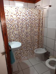 Ένα μπάνιο στο Cabañas El Nogal