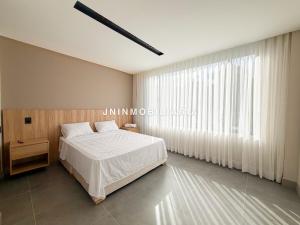 Postel nebo postele na pokoji v ubytování Apartamento de lujo a 3 minutos del Aeropuerto JMC 101