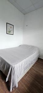 Ένα ή περισσότερα κρεβάτια σε δωμάτιο στο Habitación privada en Boquete