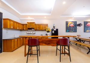 Køkken eller tekøkken på Simpsons Homestay - Oasky