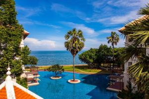 Πισίνα στο ή κοντά στο 4 Bed Beachfront Condo (SP43)