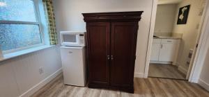 Η κουζίνα ή μικρή κουζίνα στο Private room with workstation