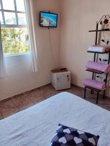 TV a/nebo společenská místnost v ubytování Code In Hospedaria + 48 fotografií