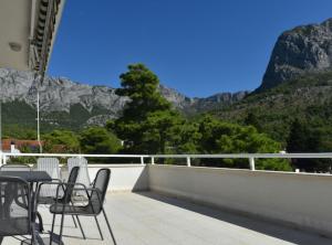 Nespecifikovaný výhled na hory nebo výhled na hory při pohledu z apartmánu