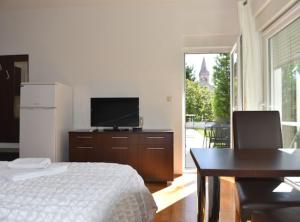 TV a/nebo společenská místnost v ubytování Apartments Despot Zaostrog