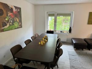 Posezení v ubytování Ferienhaus Abendgold mit Garten