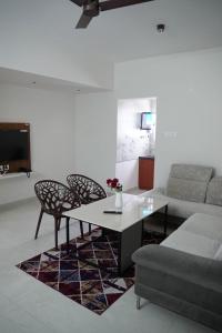 Χώρος καθιστικού στο KK Service Suites