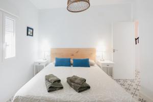 Postel nebo postele na pokoji v ubytování Casa Típica con Terraza