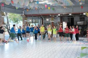 a group of people dancing on a dance floor at Trang An Memory Homestay in Ninh Binh +127 photos