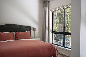 Ένα ή περισσότερα κρεβάτια σε δωμάτιο στο Brantome